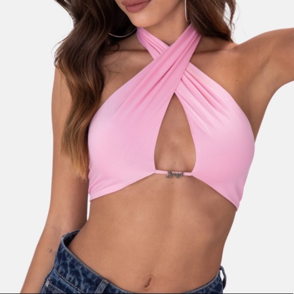 Adika “Angel” Crossover crop top